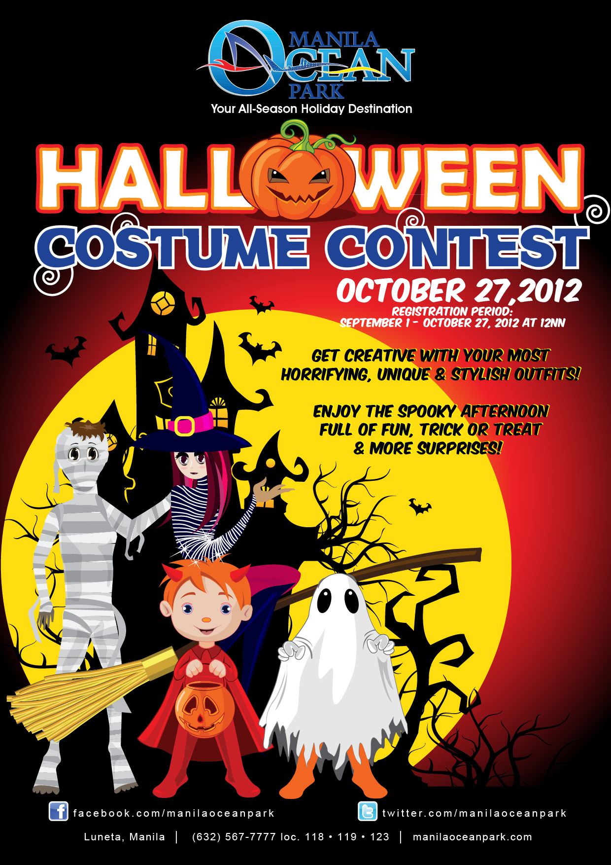 Halloween Costume Contest at Manila Ocean Park 2012